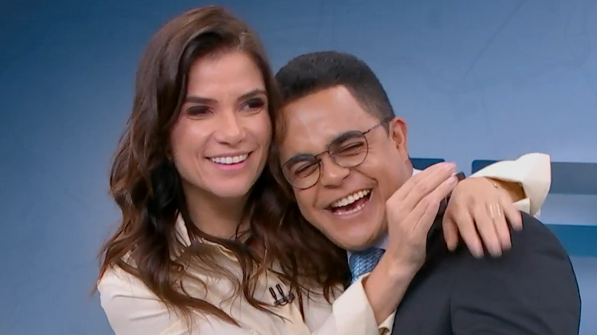 Sabina Simonato e Marcelo Pereira. Foto: Reprodução/TV Globo