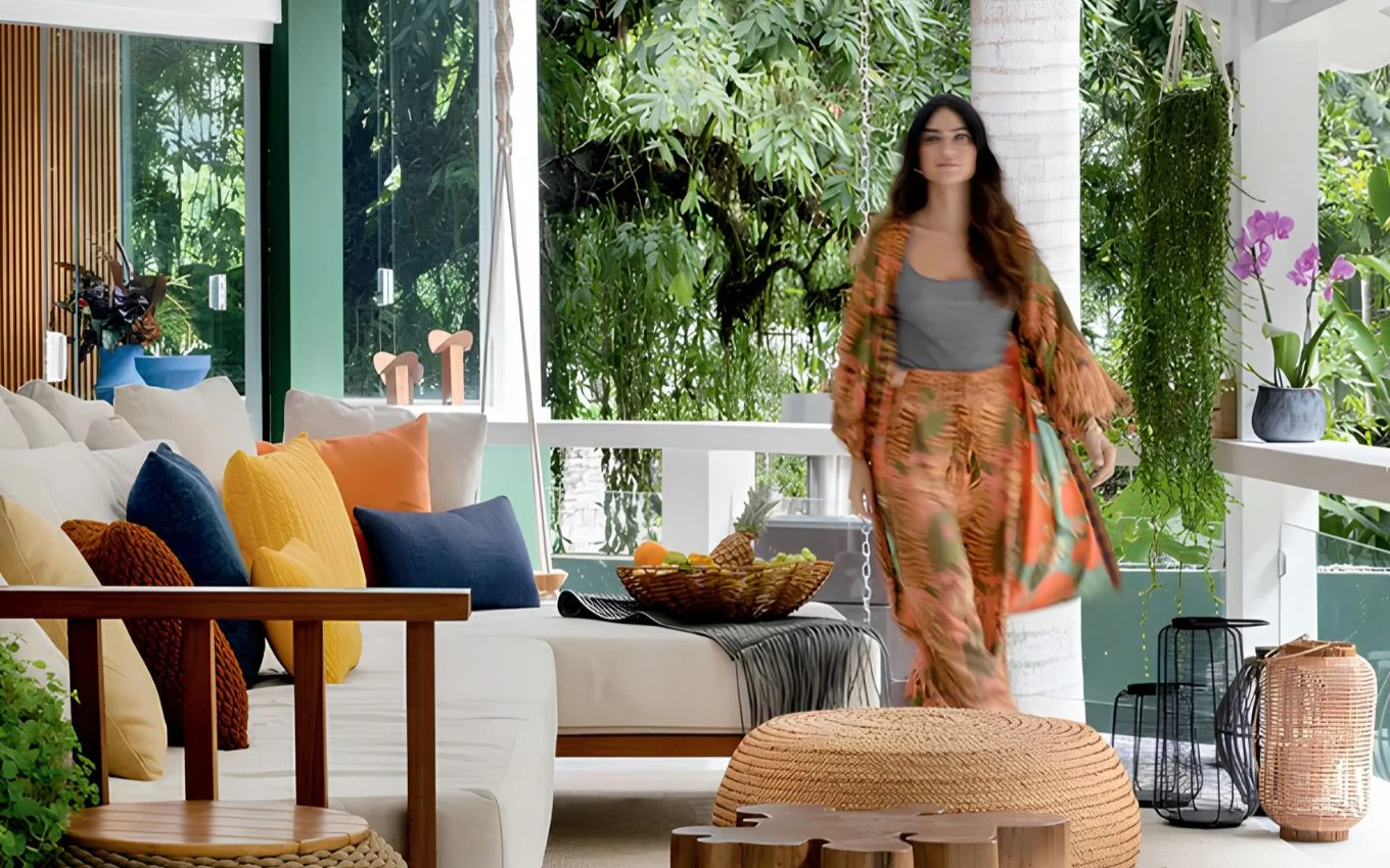 Mansão de Thaila Ayala e Renato Góes é cercada por natureza.. Foto: Reprodução/Divulgação