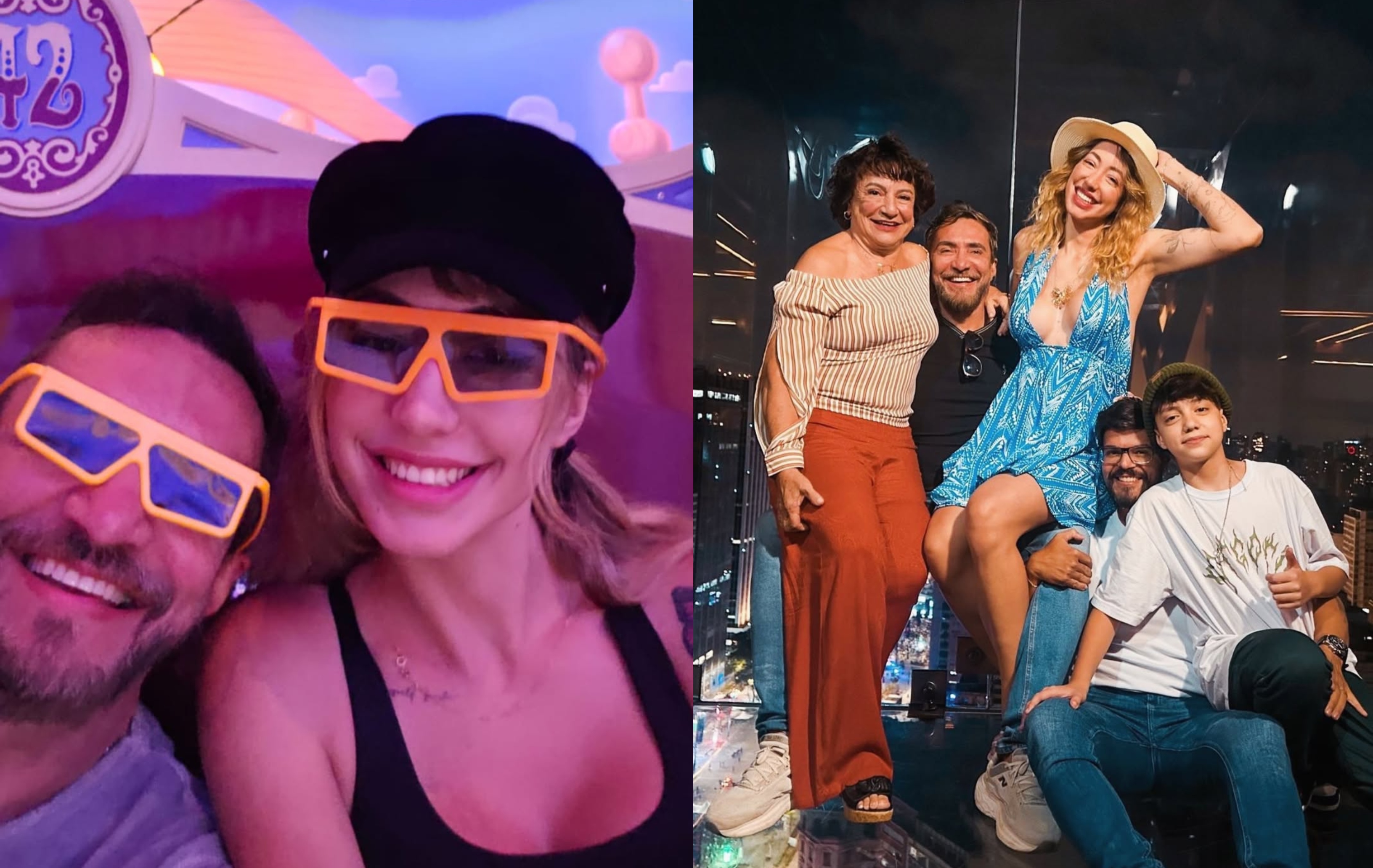 Islou Silva e Nicole Louise e a família reunida. Foto: Reprodução das Redes Sociais
