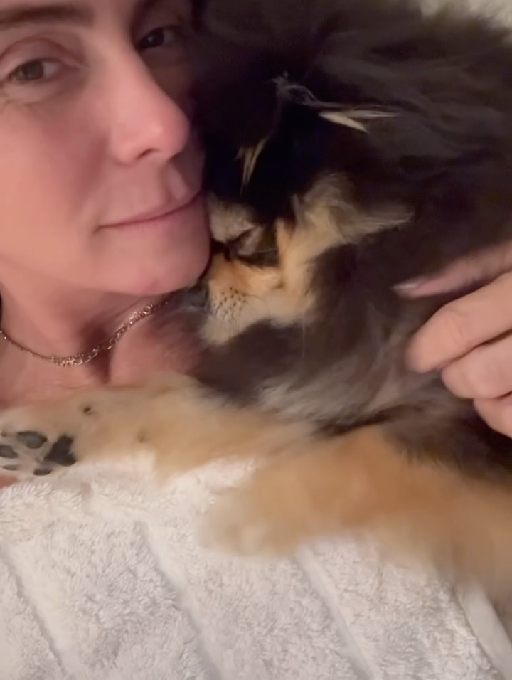 Giovanna Anttonelli posa de biquíni ao lado de cachorros.. Foto: Reprodução/Instagram