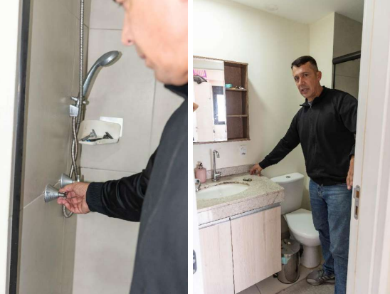 Simulação na versão do tenente-coronel Geraldo. Foto: Arquivo Investigação Criminal