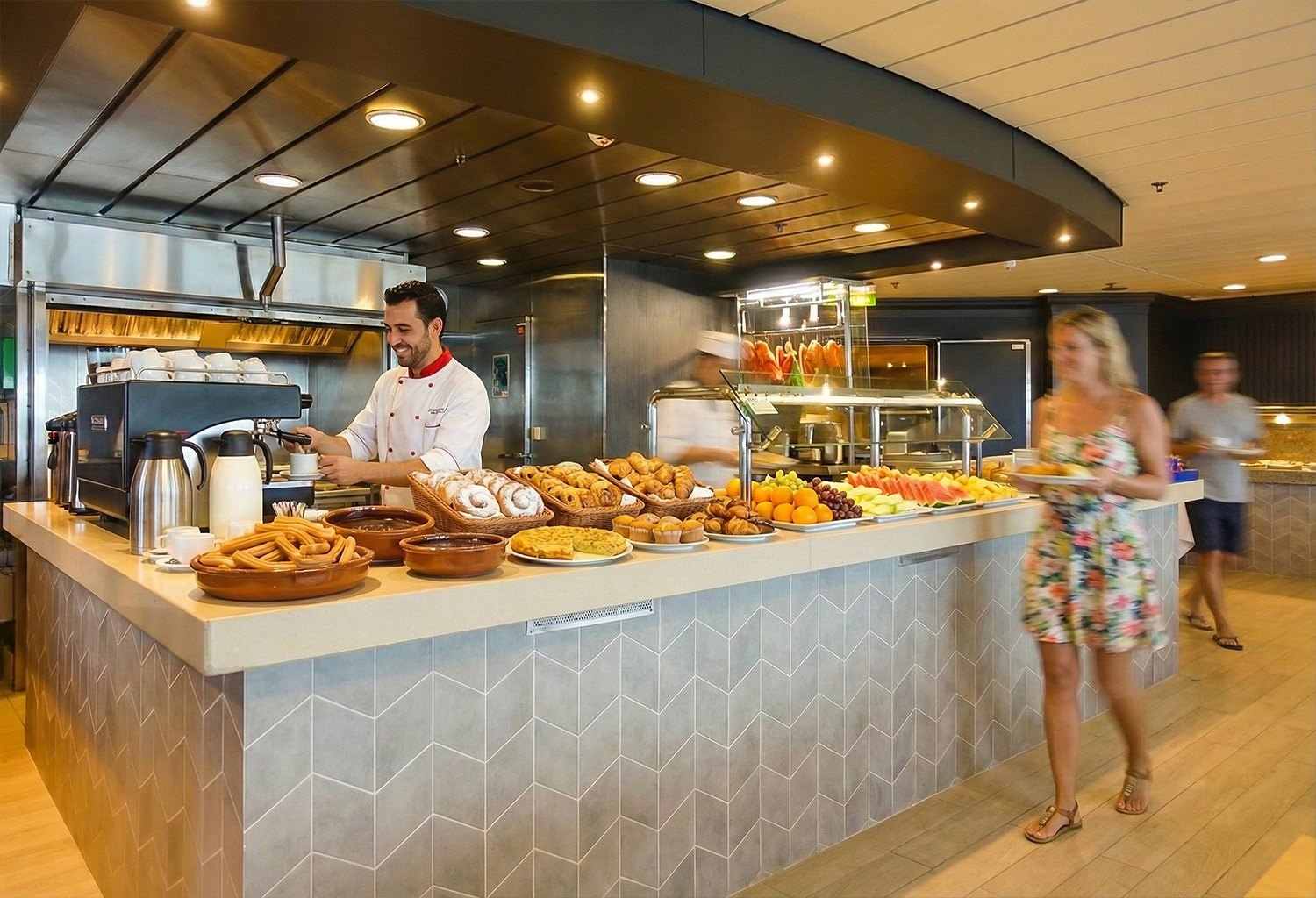 Restaurante. Foto: Divulgação: Buenavista - Costazul Cruceros