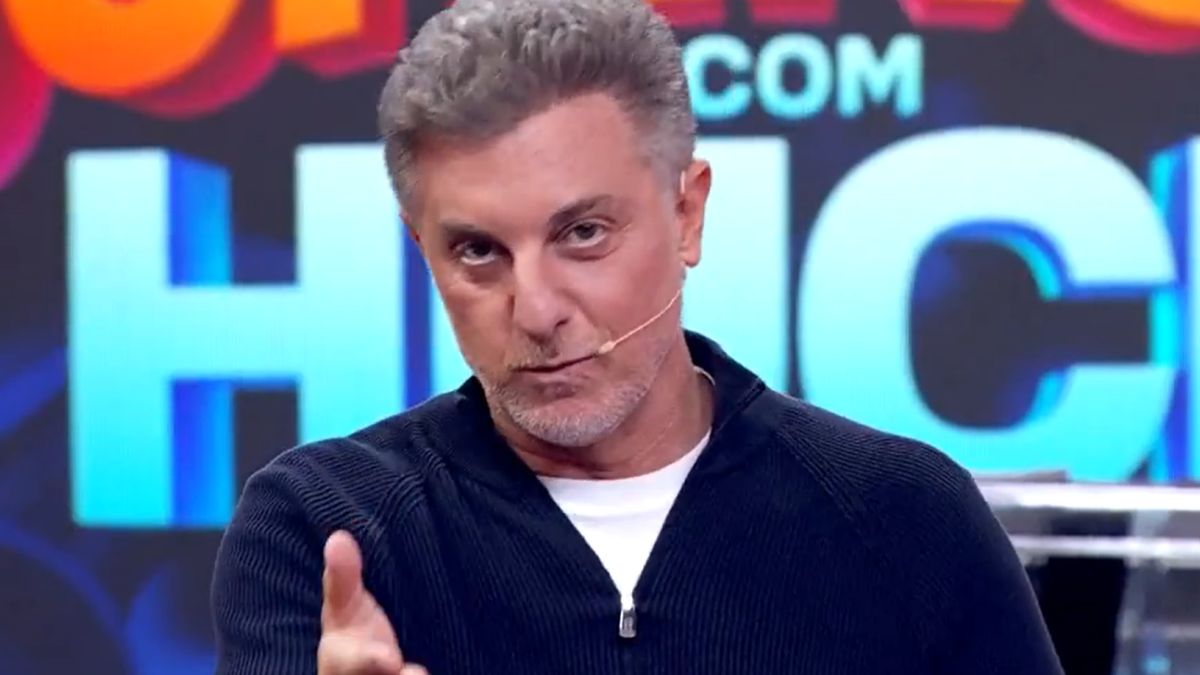 Luciano Huck comenta sobre briga. Foto: Reprodução/TV Globo