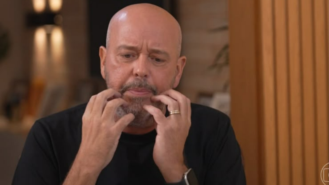 Alex Escobar no Fantástico, da TV Globo. Foto: Reprodução/X/Fantástico