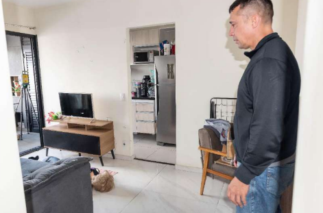 Simulação na versão do tenente-coronel Geraldo. Foto: Arquivo Investigação Criminal