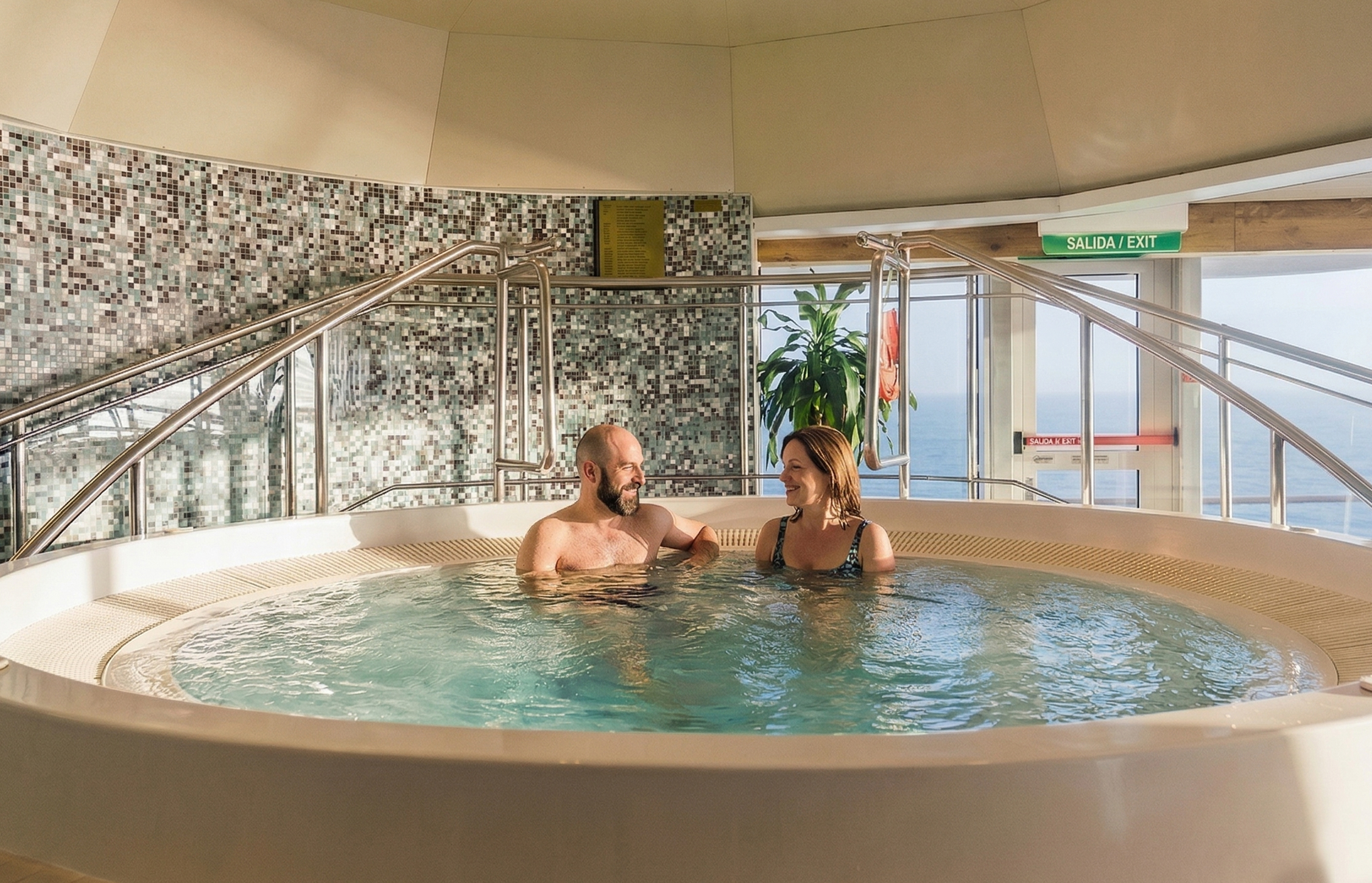 Piscina. Foto: Divulgação: Buenavista - Costazul Cruceros