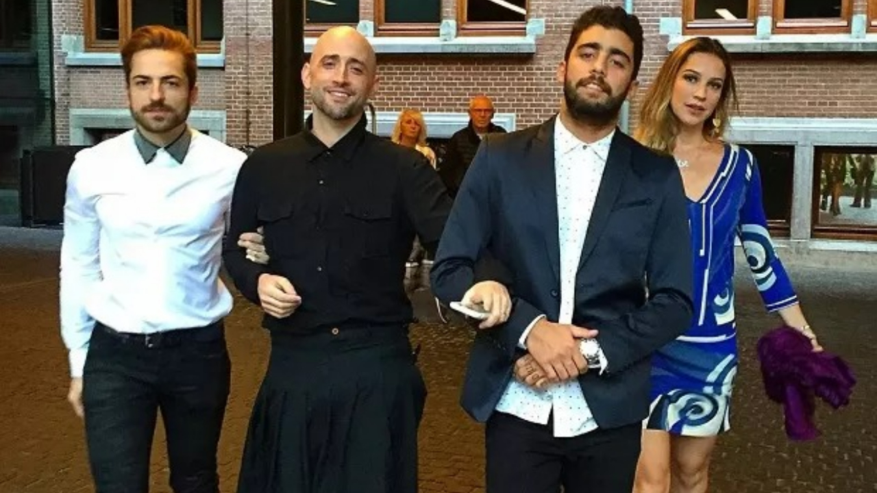 Luana Piovani, Pedro Scooby, Thales e Paulo Gustavo. Foto: Reprodução/Instagram