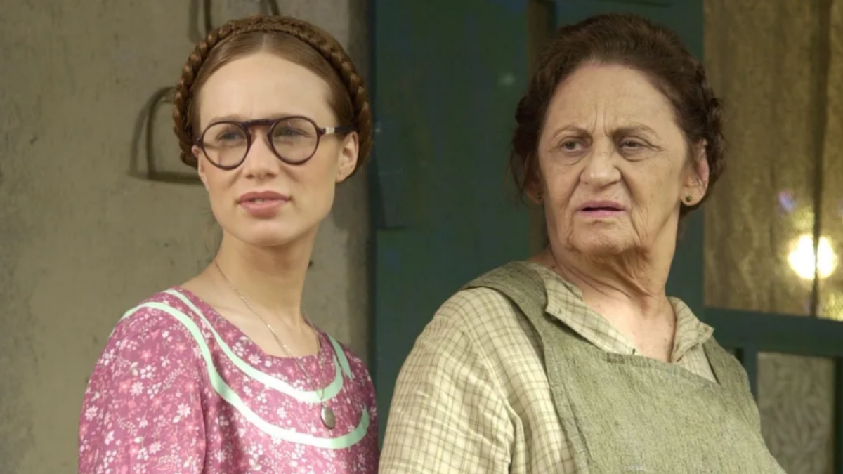 Mariana Ximenes e Laura Cardoso. Foto: Reprodução/TV Globo