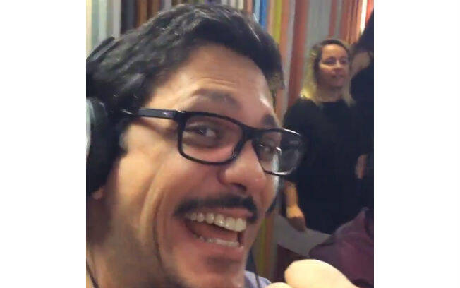Lúcio Mauro Filho em entrevista para a rádio 'Jovem Pan'. Foto: Reprodução