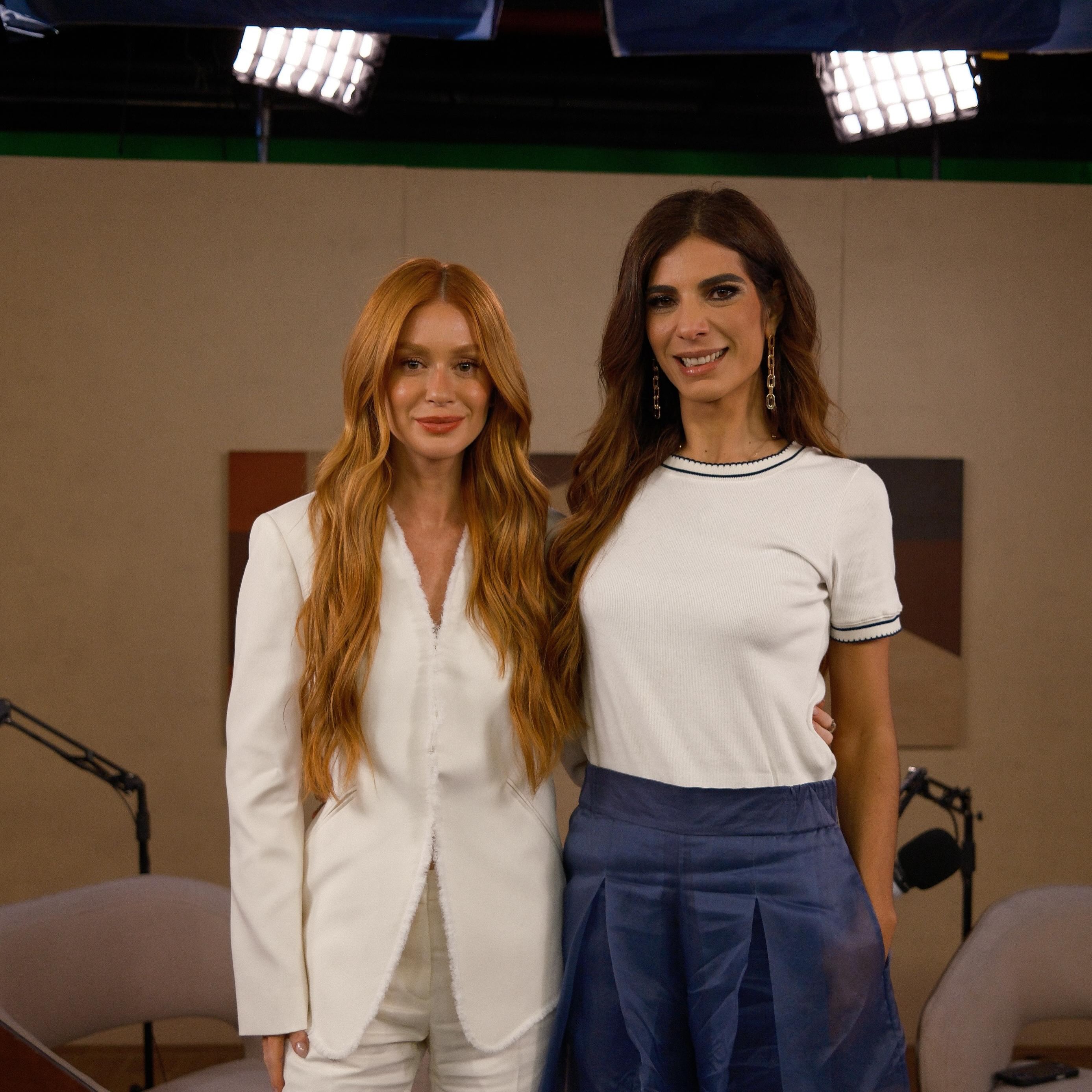 Em conversa com Andreia Sadi, Marina Ruy Barbosa revela por que não raspou a cabeça para viver Nicole, em "Viver a Vida".. Foto: Reprodução/Instagram/@sadiandreia