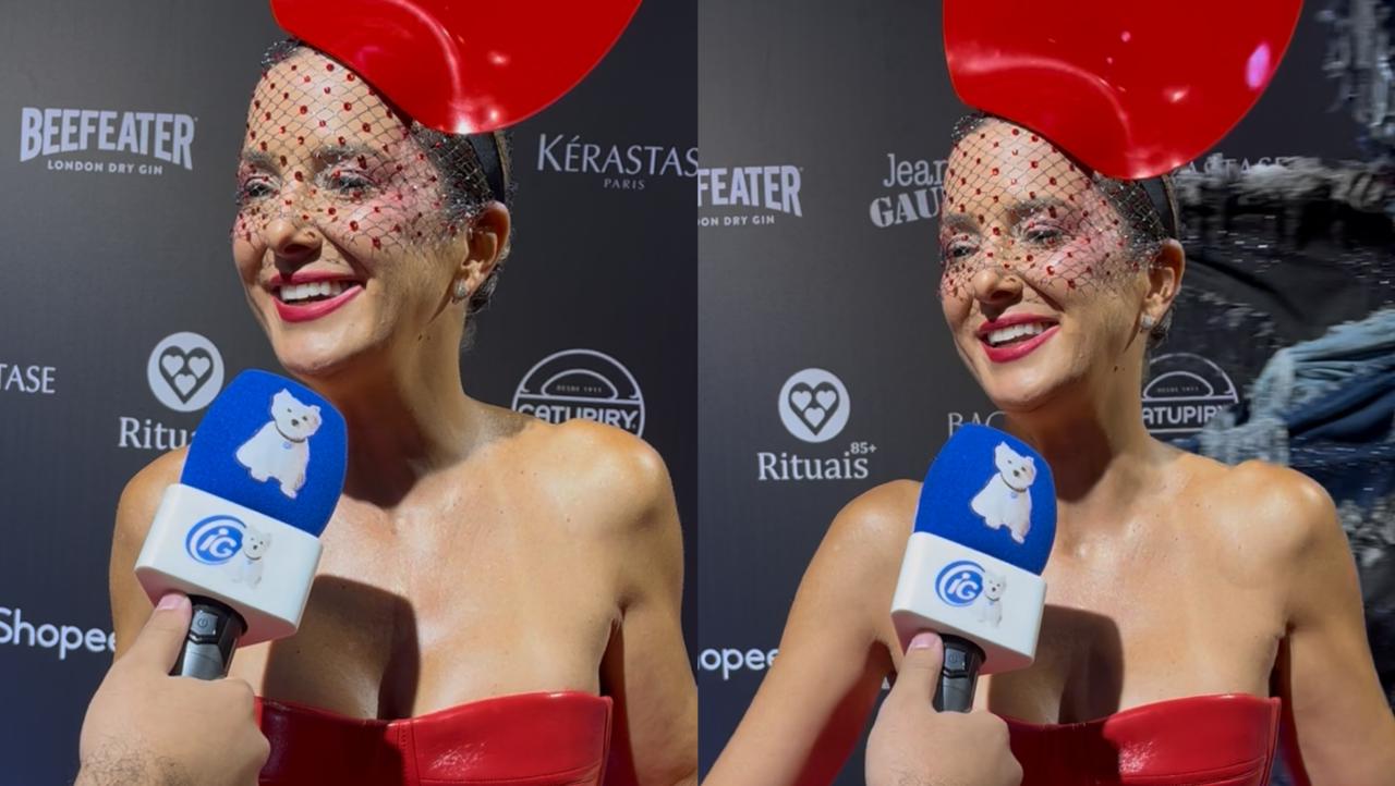 Apresentadora conversou com o iG durante o Baile da Vogue neste último sábado (7). Foto: Fagner Vilela - iG 