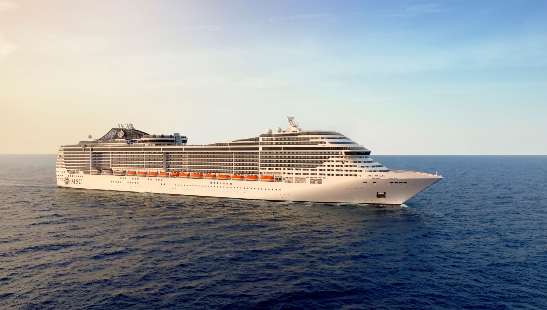 MSC Divina. Foto: Divulgação: MSC Cruzeiros