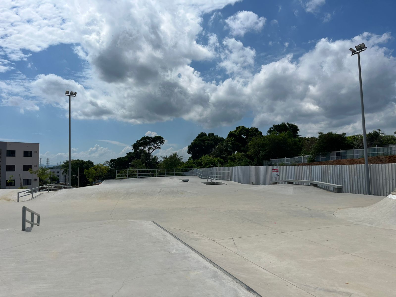 Pista de skate do conjunto habitacional. Foto: Cadu Barbosa/iG