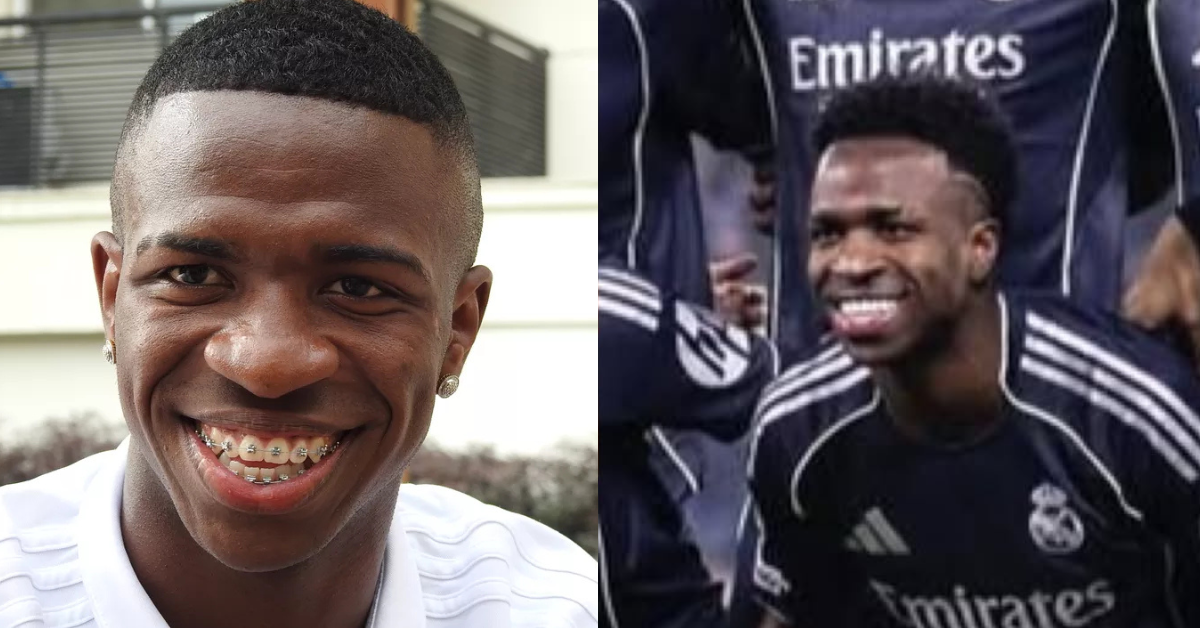Antes e depois do Vini Jr.. Foto: Reprodução/Instagram
