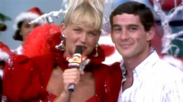 Xuxa e Ayrton Senna. Foto: Reprodução internet