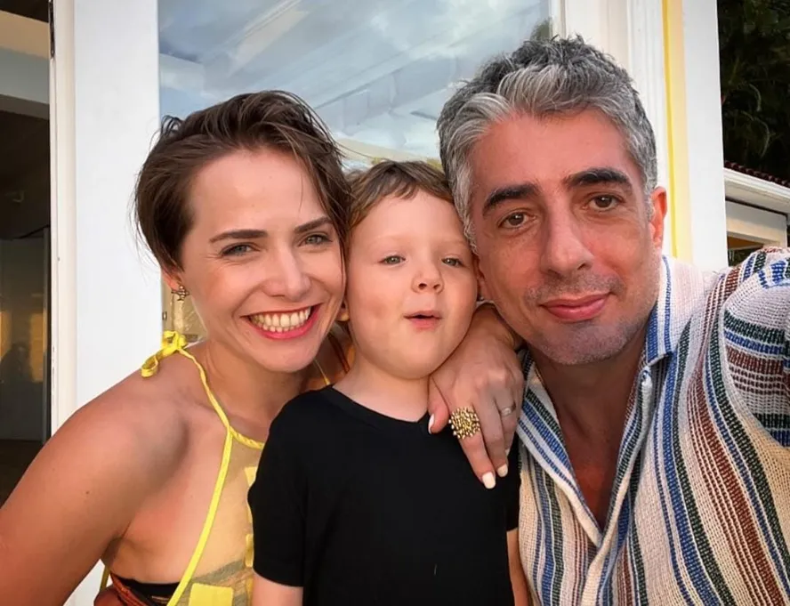 O casal são pais de Uri, de 4 anos. Foto: Reprodução