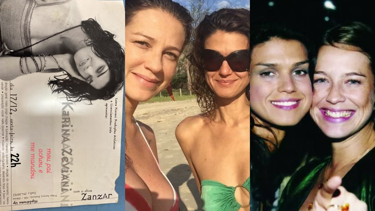 Luana Piovani e Karina Zeviani. Foto: Reprodução/Instagram/luapio