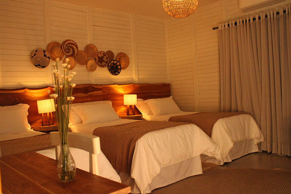 Acomodação compartilhada do Rio Azul Jungle Lodge - Novo Progresso (PA). Foto: Divulgação: Rio Azul Jungle Lodge