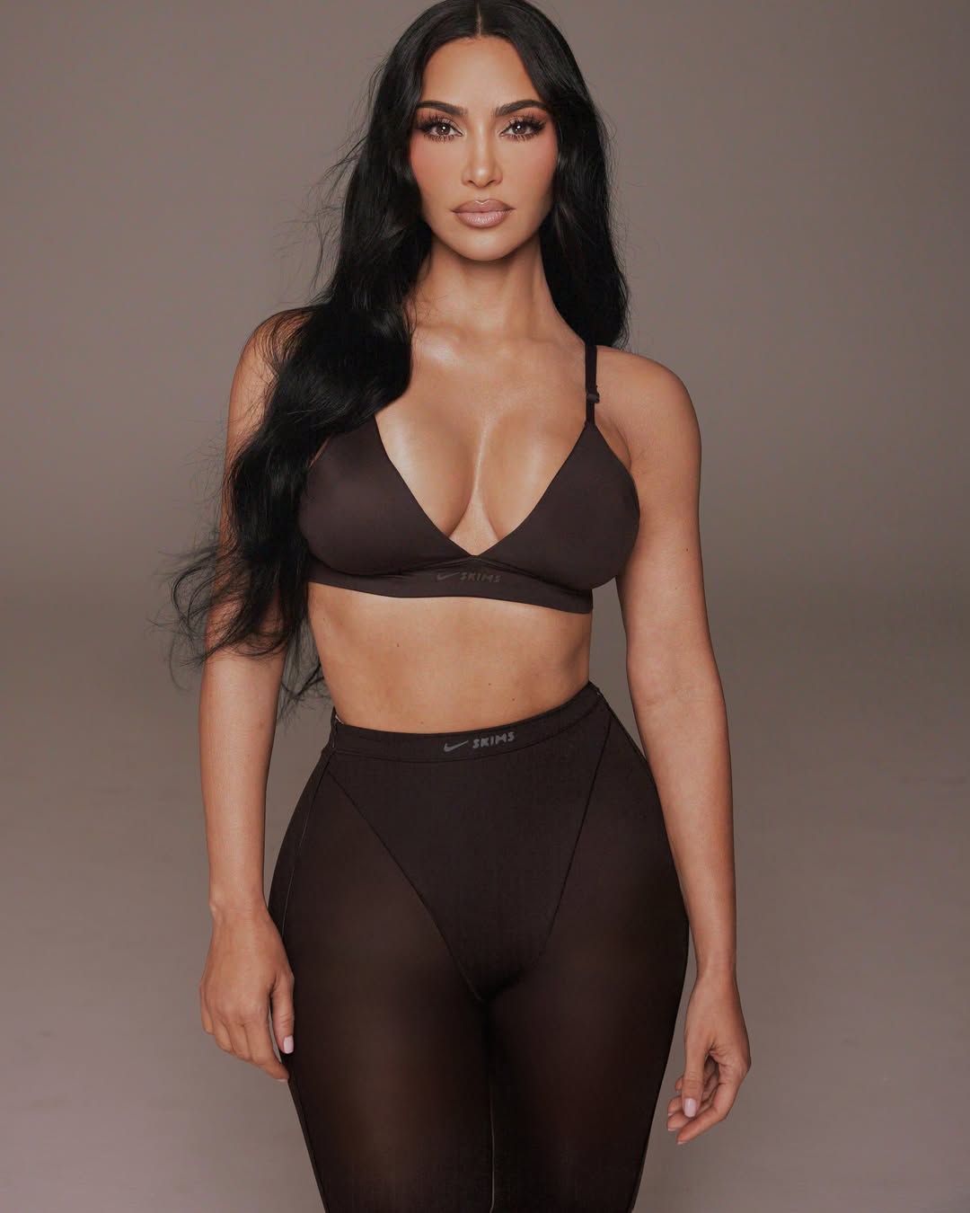 Mansão de Kim Kardashian é invadida e suspeito acaba preso. Foto: Divulgação/Skims