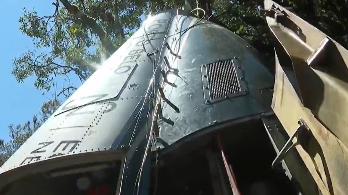 Imagens do acidente que matou Rick e mais 4 tripulantes. Foto: Reprodução/TV Globo