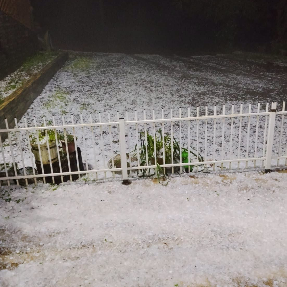 Granizo foi principal causa dos danos no Rio Grande do Sul. Foto: Foto: Reprodução/Redes Sociais