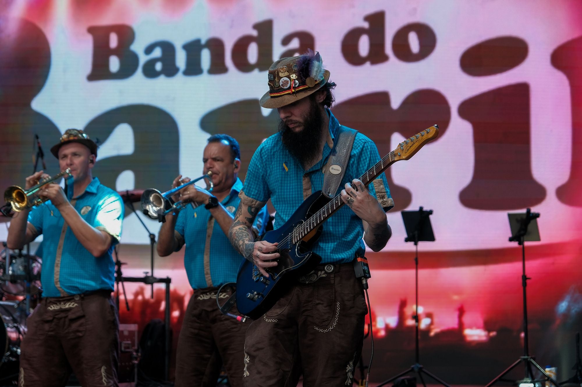 Banda de música alemã da São Paulo Oktoberfest 2026. Foto: Divulgação
