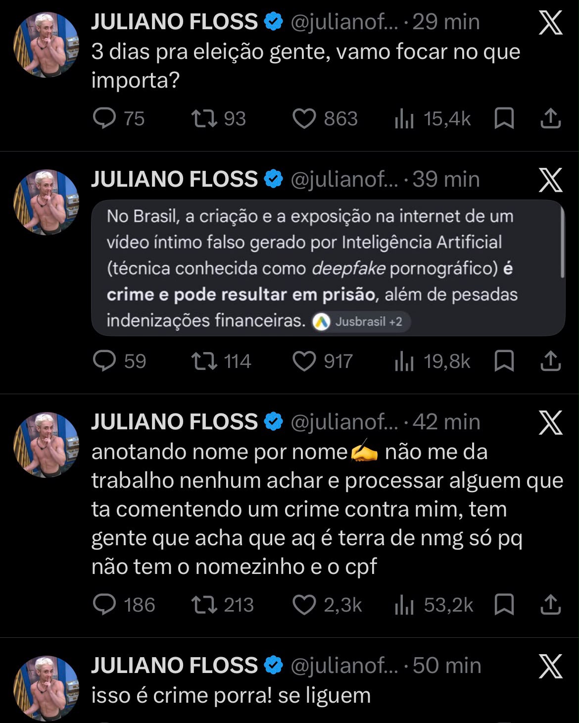 Foto: Reprodução X