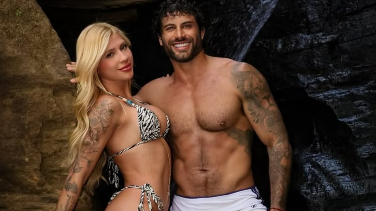 Rafaela Mesquita e Jesus Luz. Foto: Reprodução/Instagram/rafamesquita_