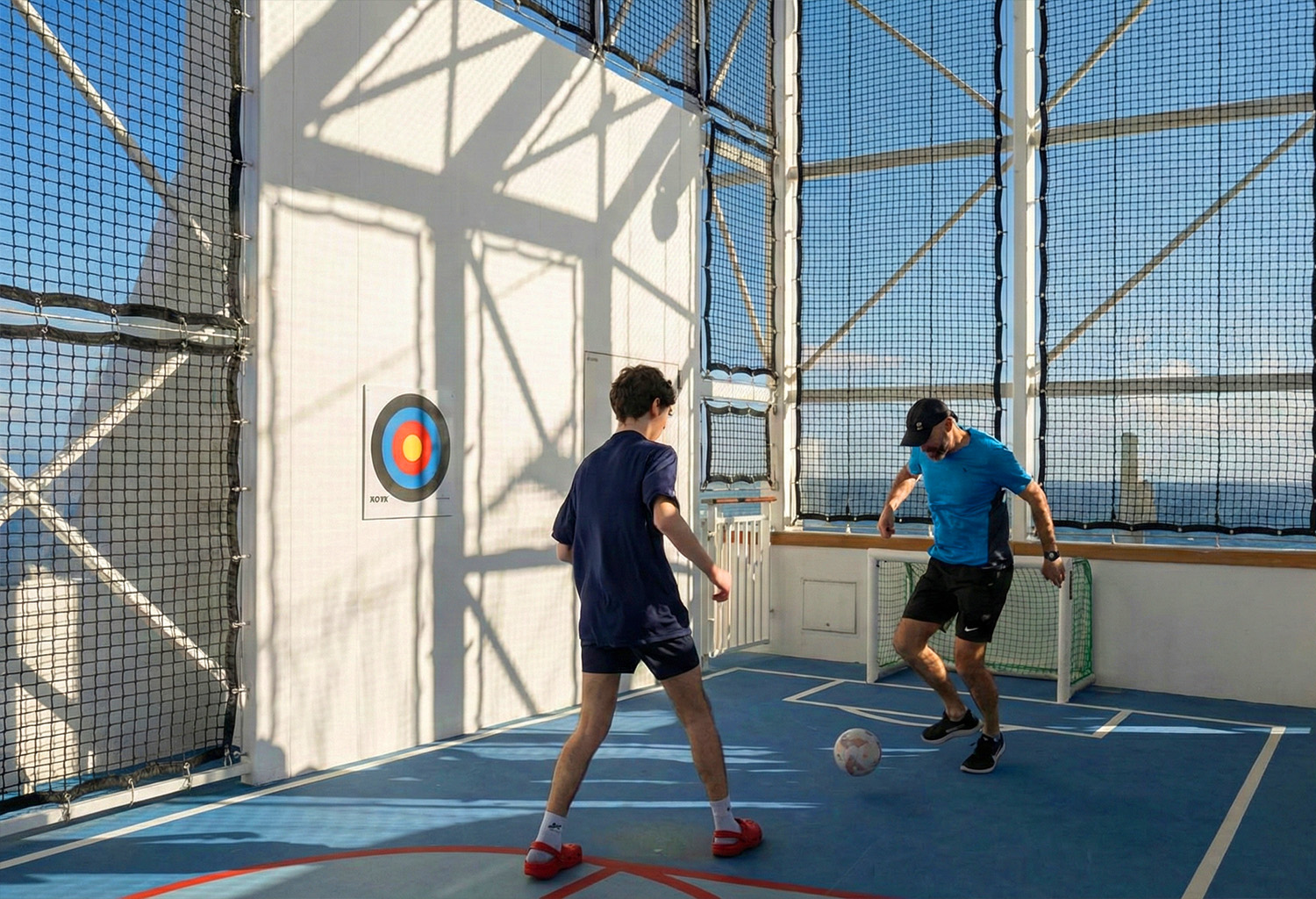 Quadra de esportes. Foto: Divulgação: Buenavista - Costazul Cruceros