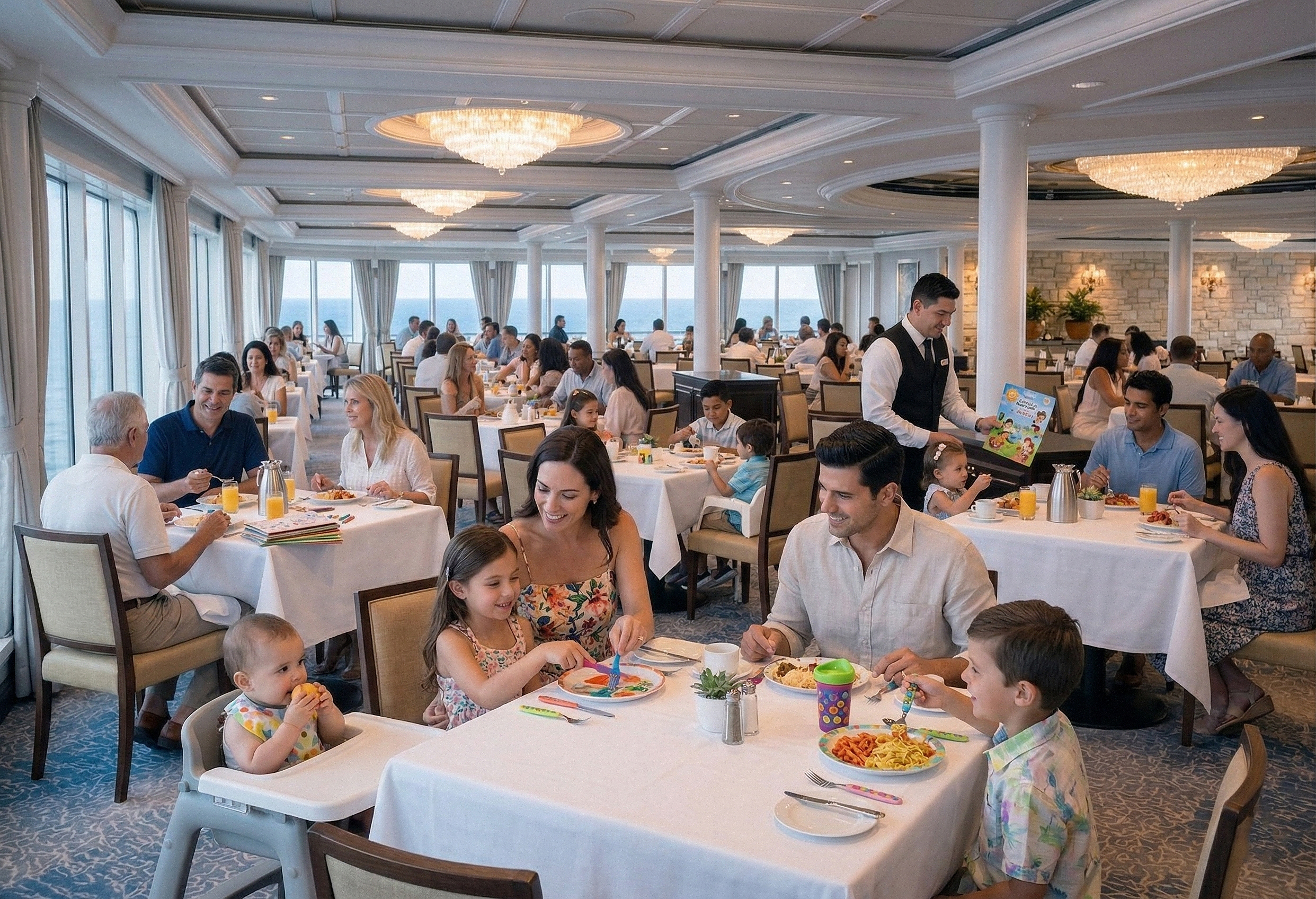 Restaurante. Foto: Divulgação: Buenavista - Costazul Cruceros