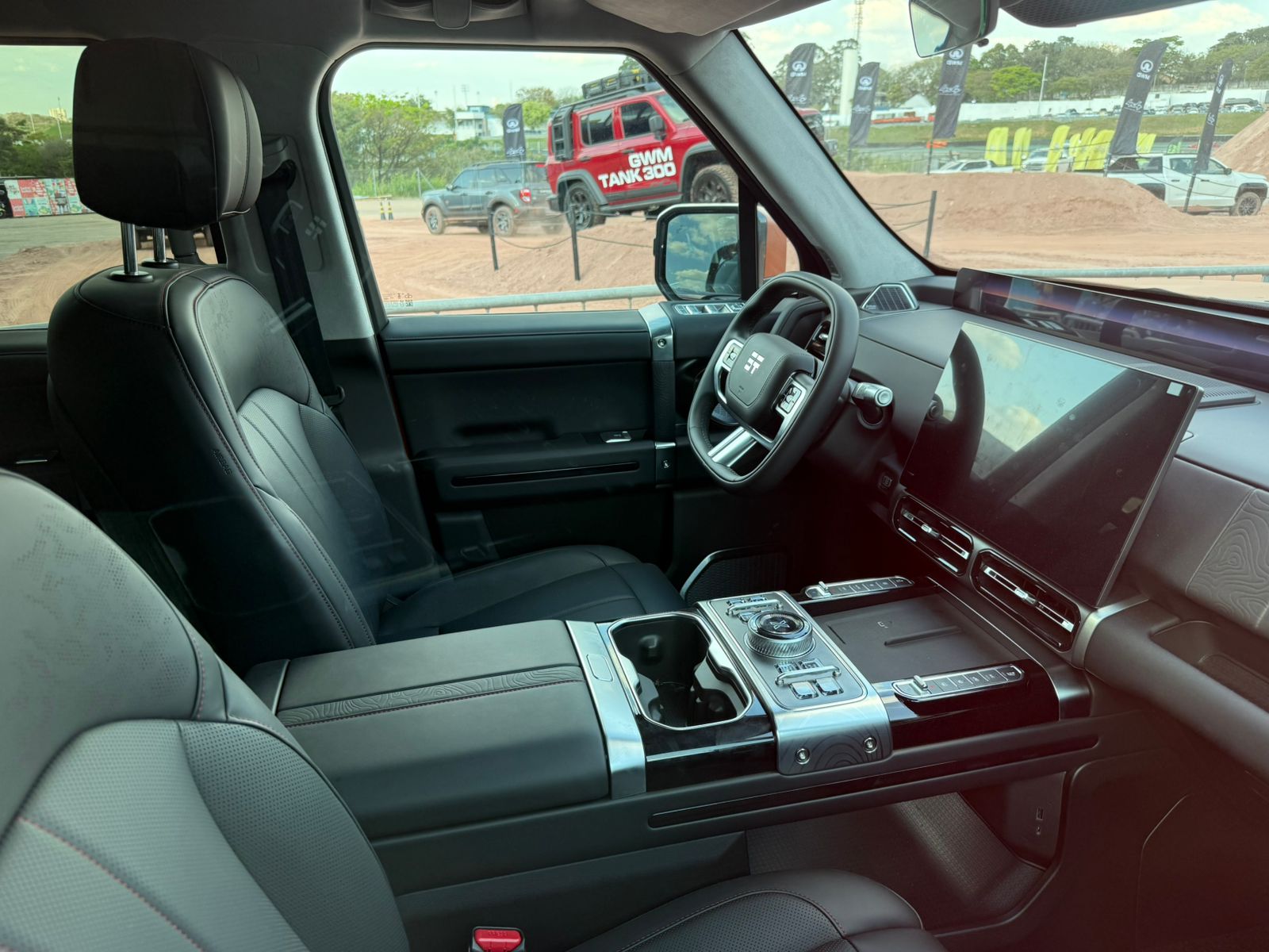 Parte interna do novo Jetour G700. Foto: Fernando Naccari/iG