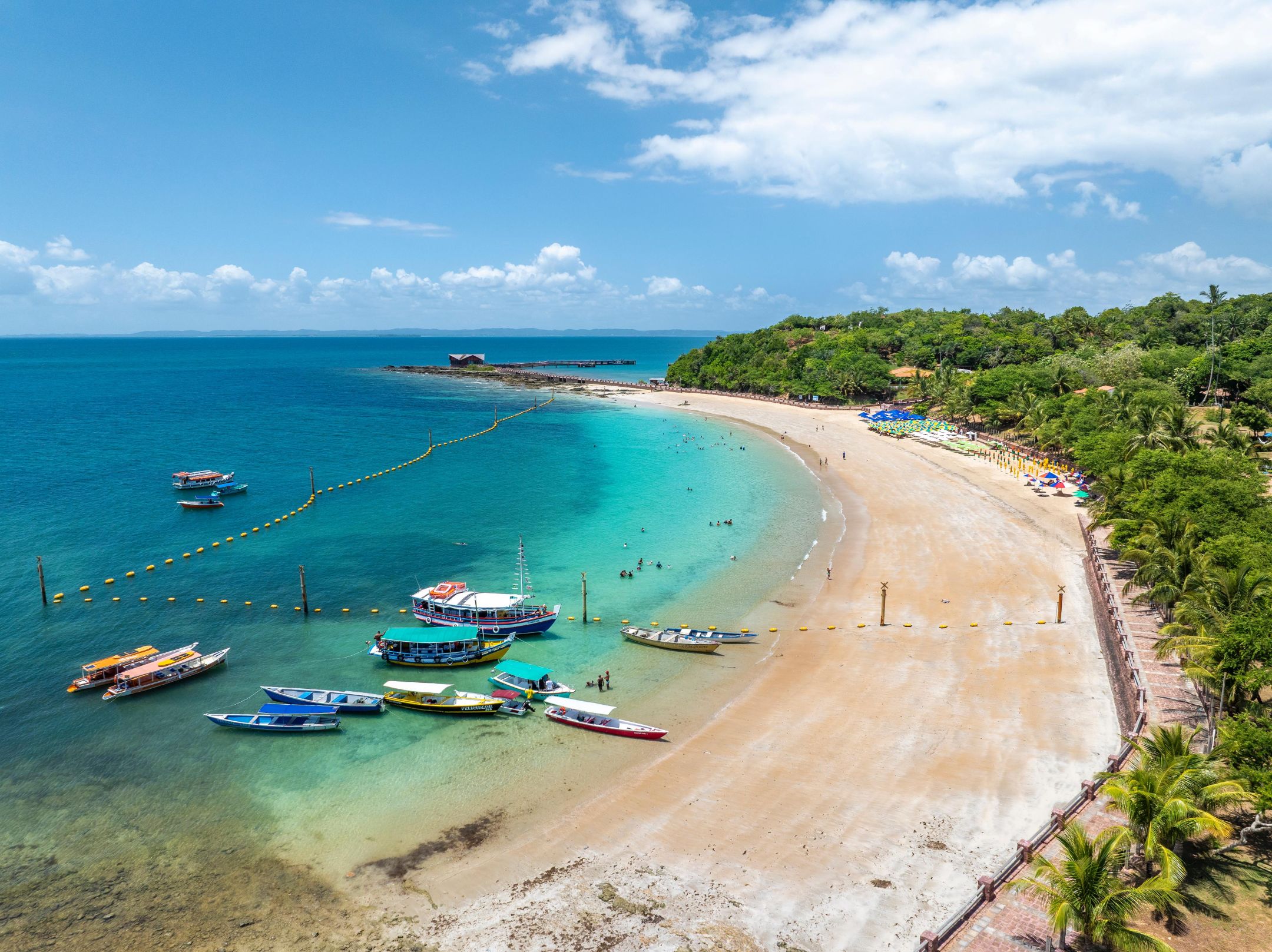 Ponta de Nossa Senhora de Guadalupe - Ilha dos Frades - Bahia. Foto: Divulgação: Bandeira Azul 