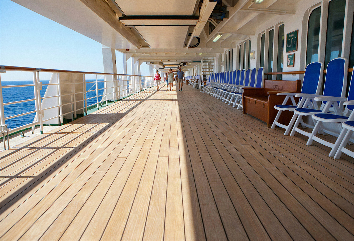 Deck. Foto: Divulgação: Buenavista - Costazul Cruceros