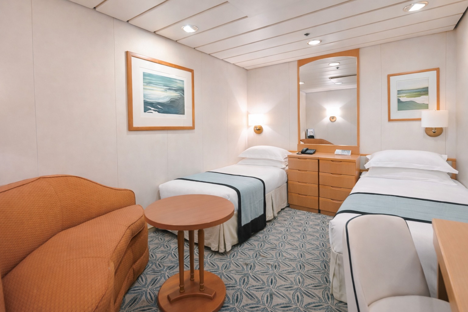Cabine Interna. Foto: Divulgação: Buenavista - Costazul Cruceros