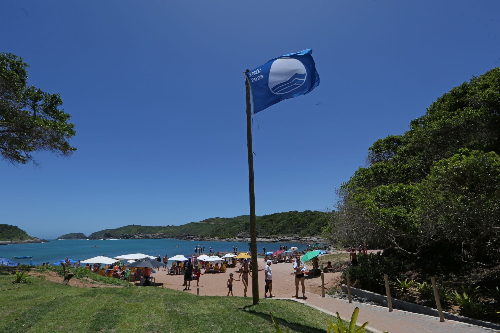 Praia do Forno - Búzios (RJ. Foto: Divulgação: Bandeira Azul 