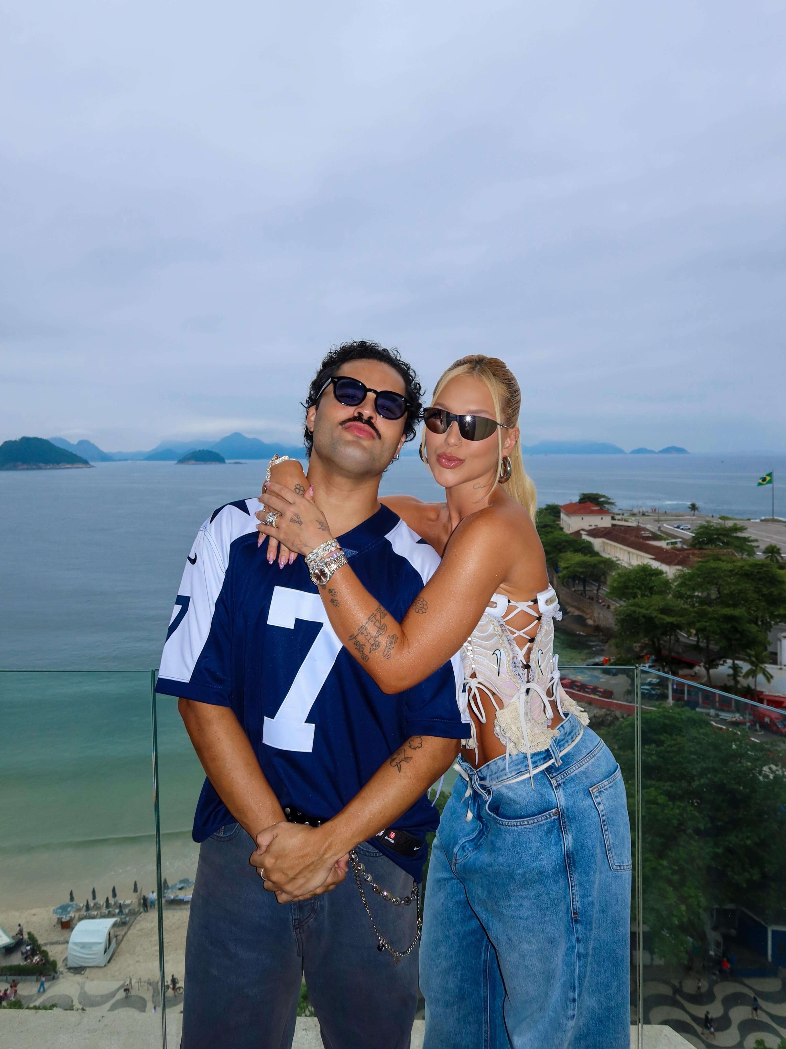 Virginia Fonseca aposta em corset de chuteiras para prestigiar jogo da NFL no Rio de Janeiro.. Foto: Reprodução/Instagram
