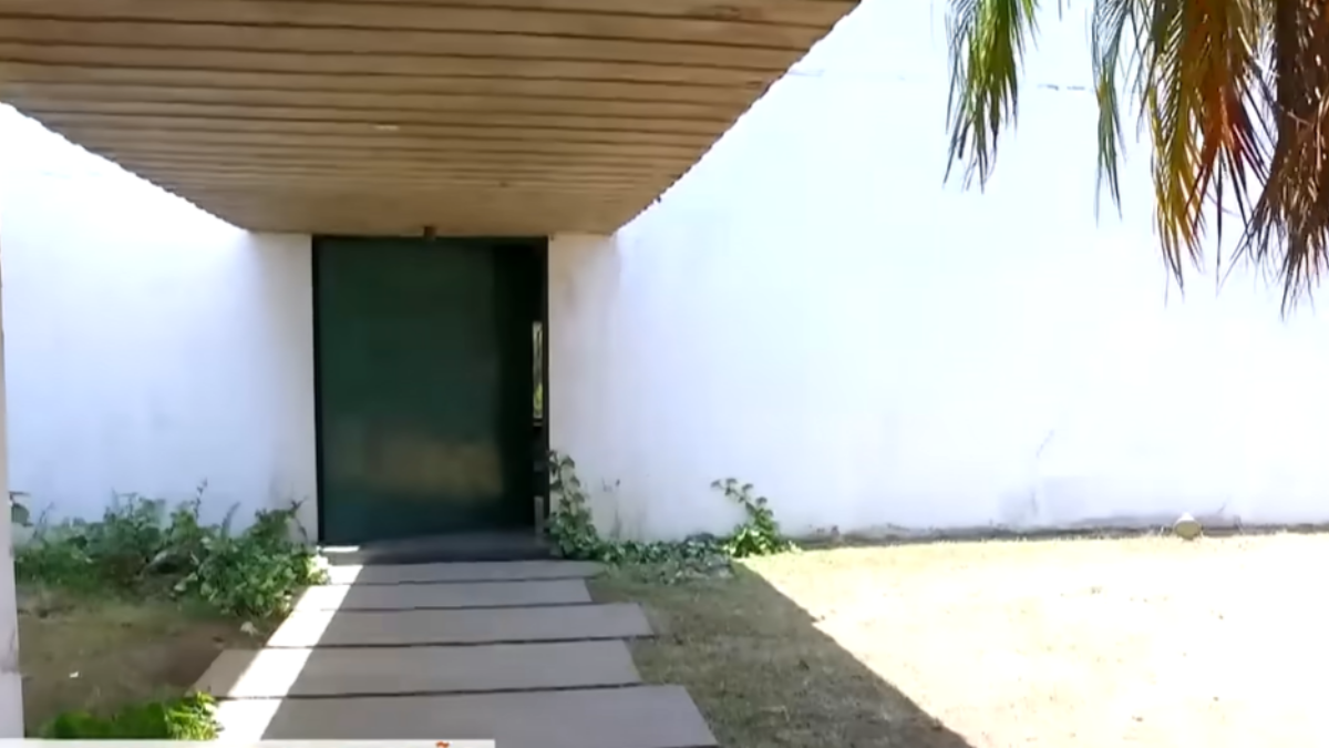 Casa abandonada da Hebe. Foto: Reprodução/Record