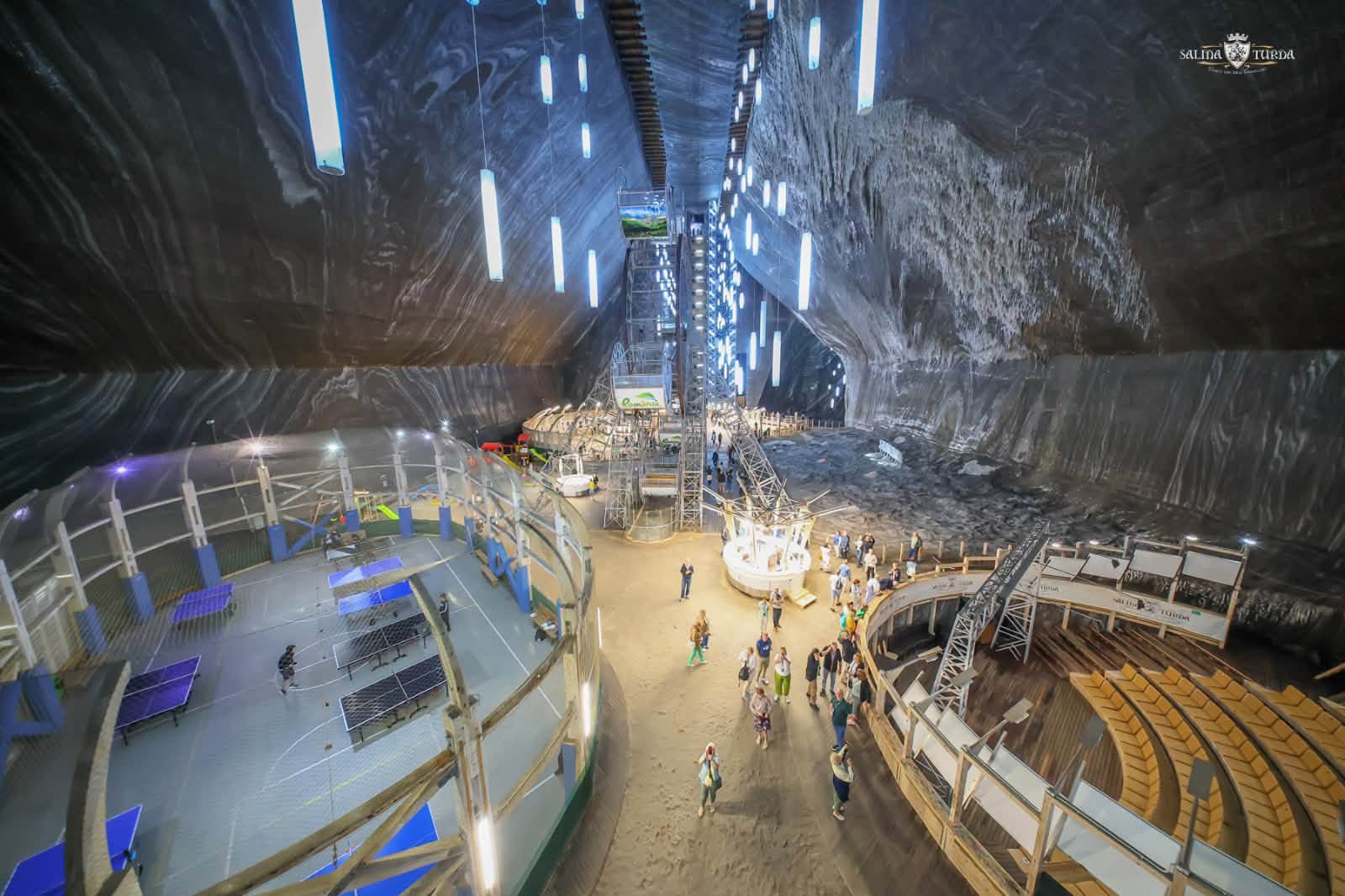 Parque Salina Turda - Romênia. Foto: Divulgação: Salina Turda