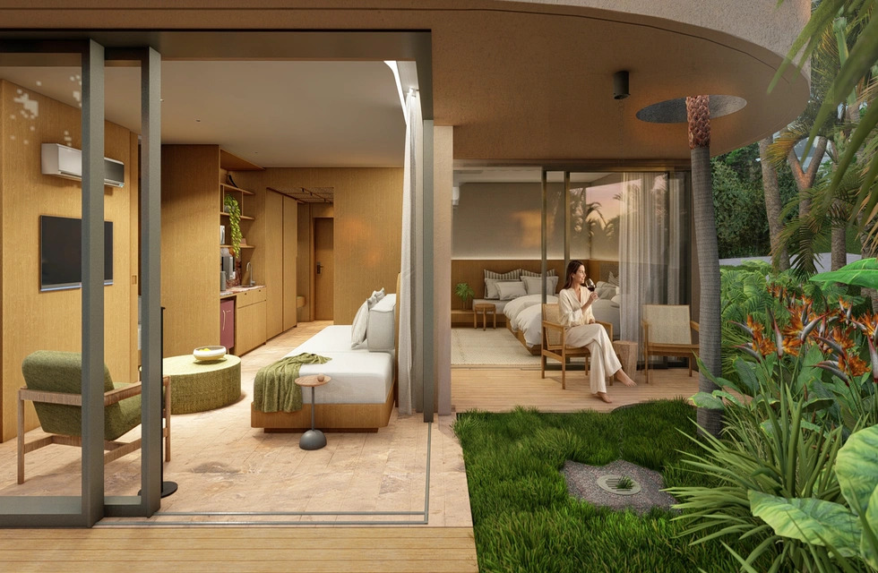Hotel Clara Arte Inhotim - Brumadinho (MG). Foto: Divulgação