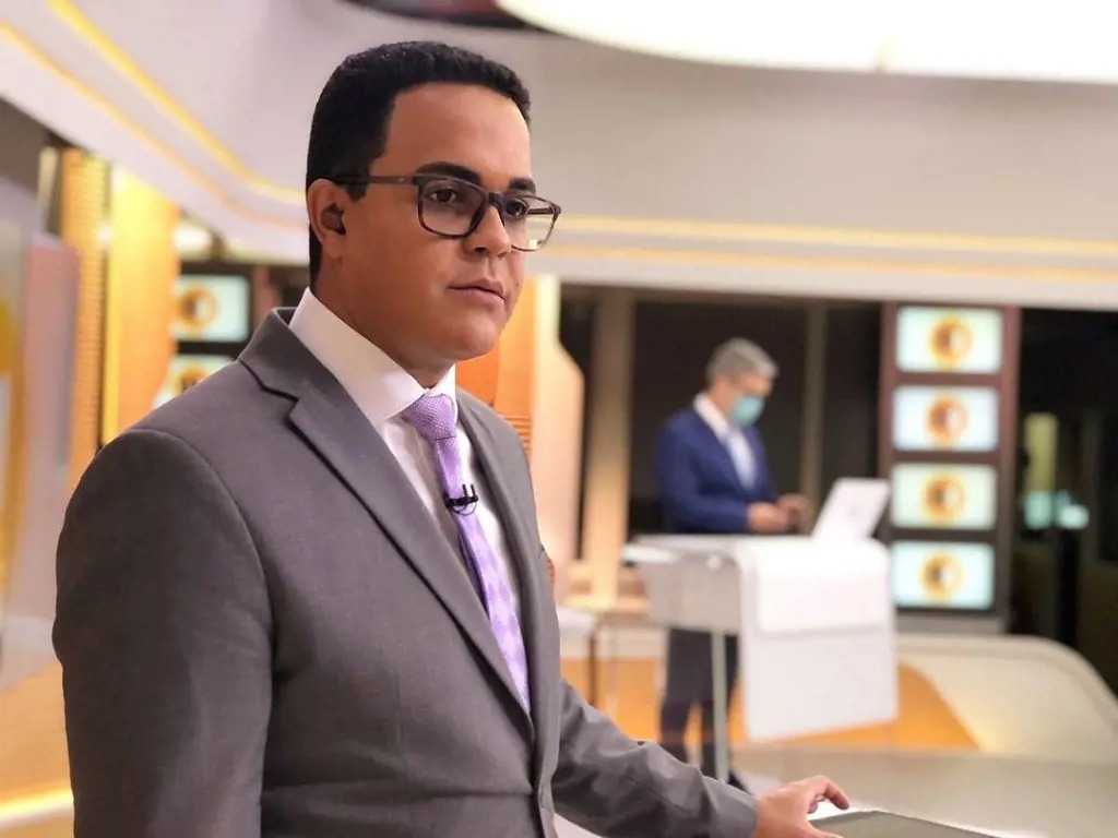 Marcelo Pereira, apresentador do tempo na TV Globo, estreou no comando do Hora Um. Foto: Reprodução